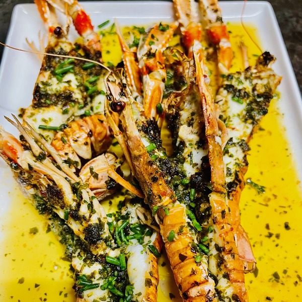 grilled langoustines