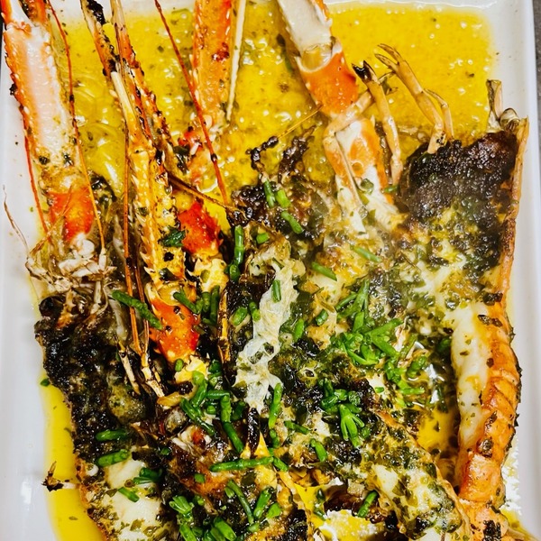 grilled langoustines